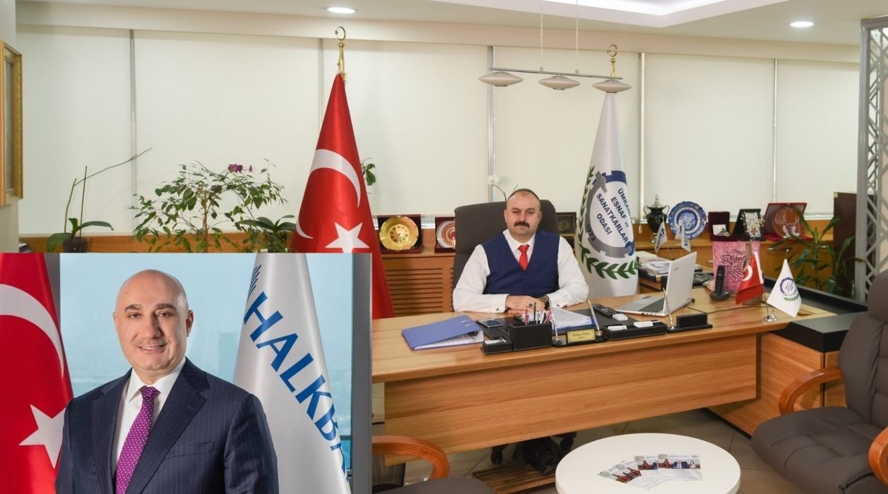 Esnaf Kredileri Gündemde: Esnaf ve Sanatkarlar Odası Başkanı Özdil, Halkbank Genel Müdürü ile Görüştü