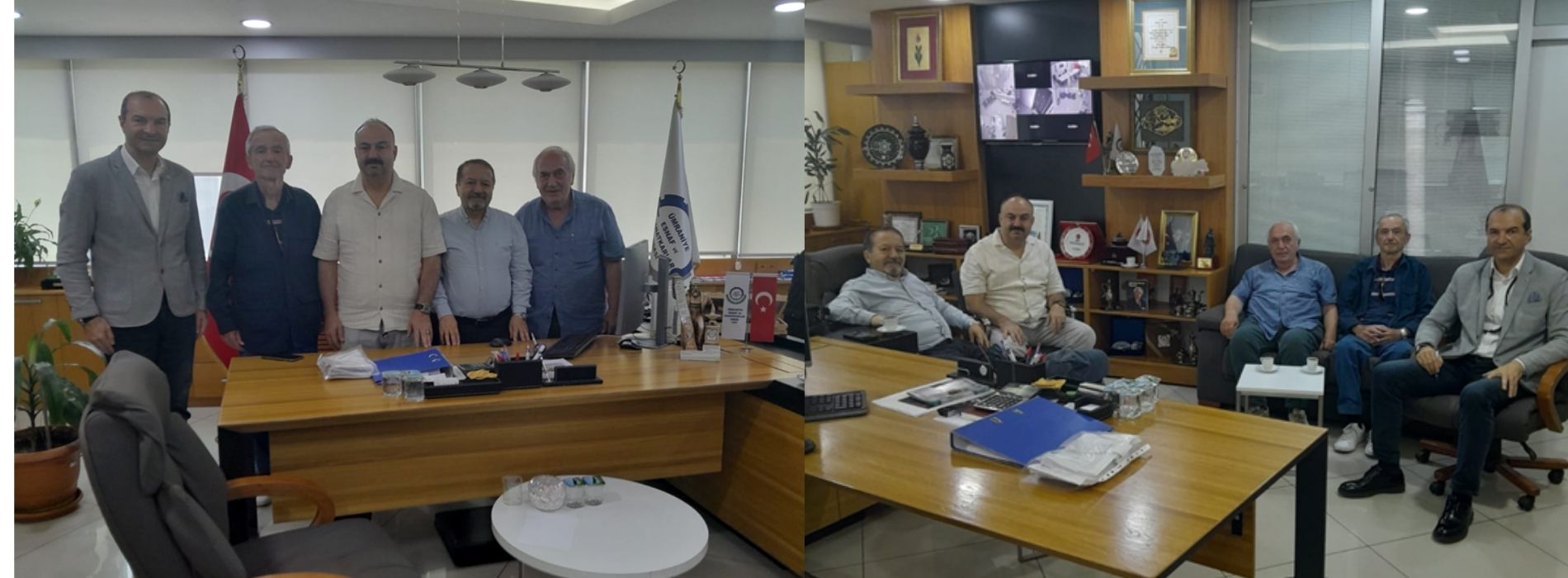 Ümraniye Esnaf Odası’nda İklimlendirme ve İhracat Projeleri Toplantısı